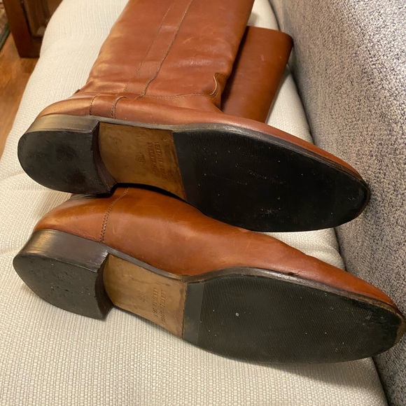 Saks Fifth Avenue Tall Leather Riding Boots - Picture 7 of 8